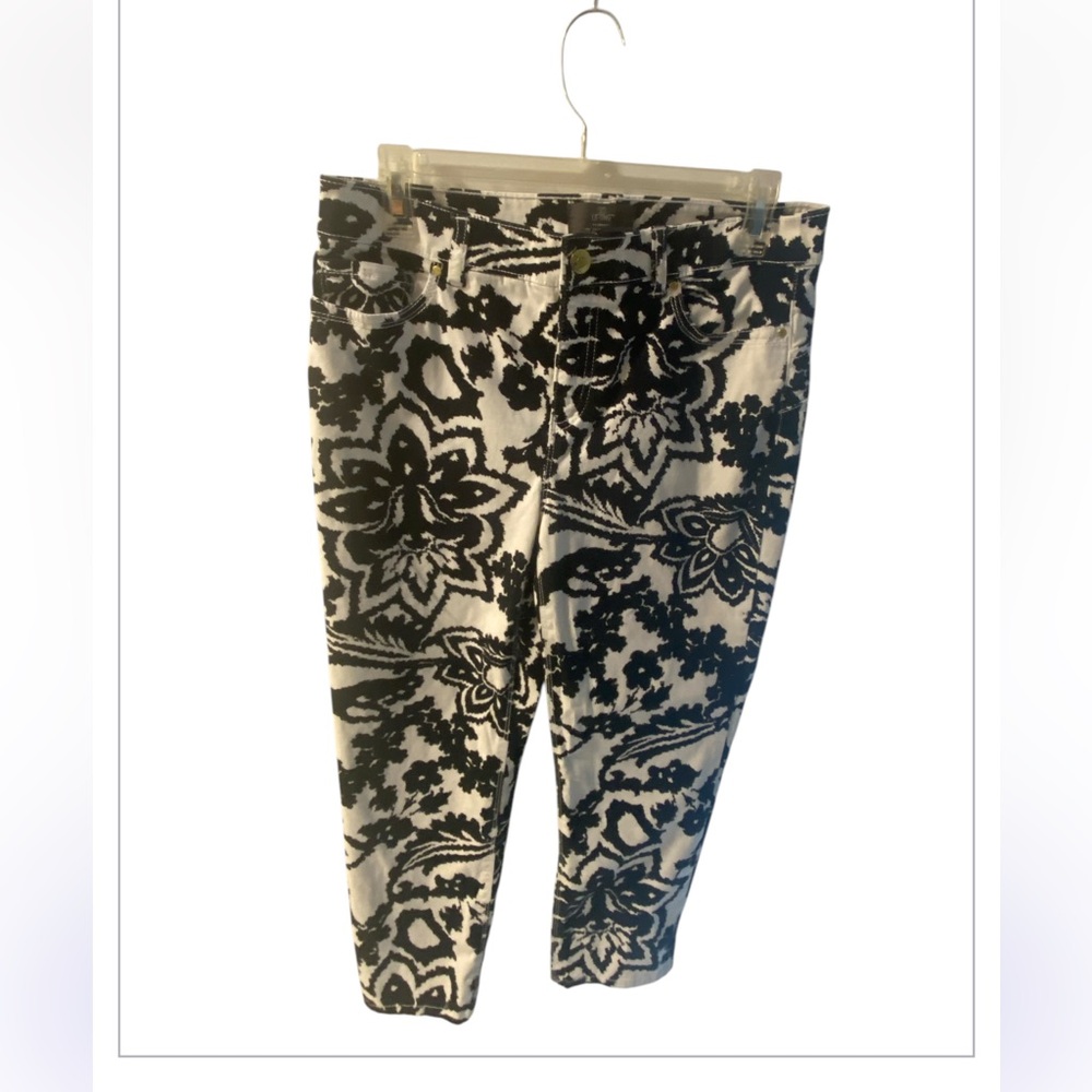 Floral Black and White women’s Bottoms